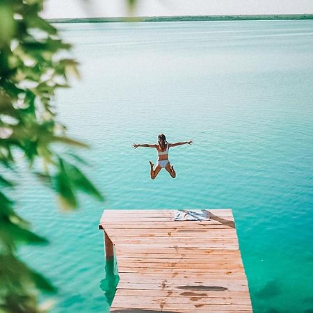 Hotel Awazul Bacalar Exteriér fotografie