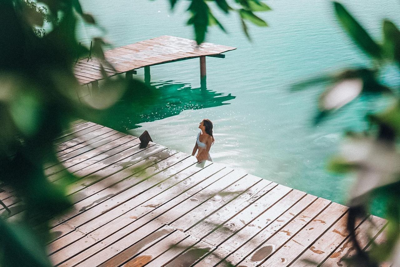 Hotel Awazul Bacalar Exteriér fotografie