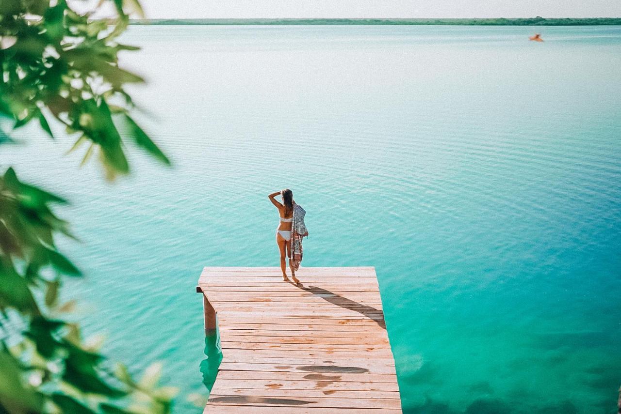 Hotel Awazul Bacalar Exteriér fotografie